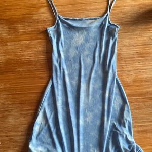 Sky blue cover up/sheer dress